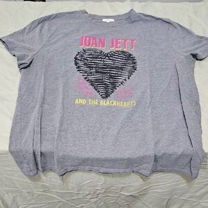 Joan Jett & The Heartbreakers Gray T-Shirt